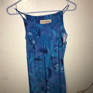 Flowery tunic short dress